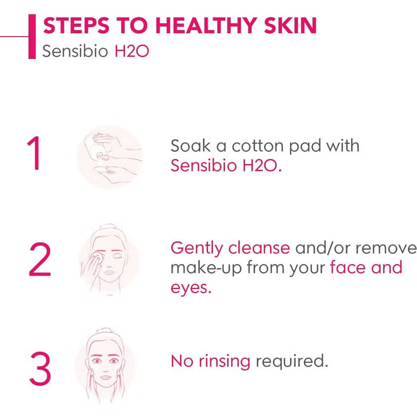 Bioderma Sensibio H2O Make-Up Removing Micellar Water - Sensitive Skin, 500ml