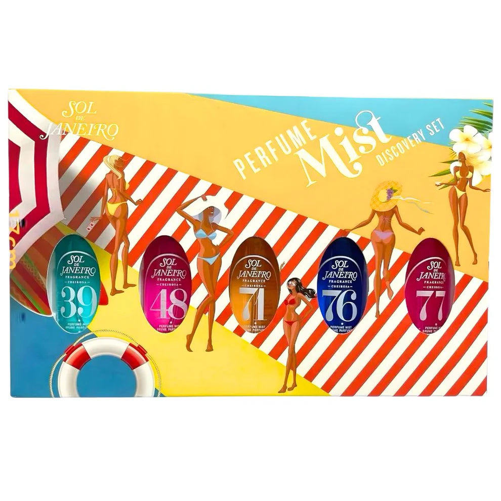 Sol de Janeiro Perfume Mist Discovery Set | Travel Size Fragrance Collection | Brazilian Body Mist Gift Set | Long-Lasting Scent Trio