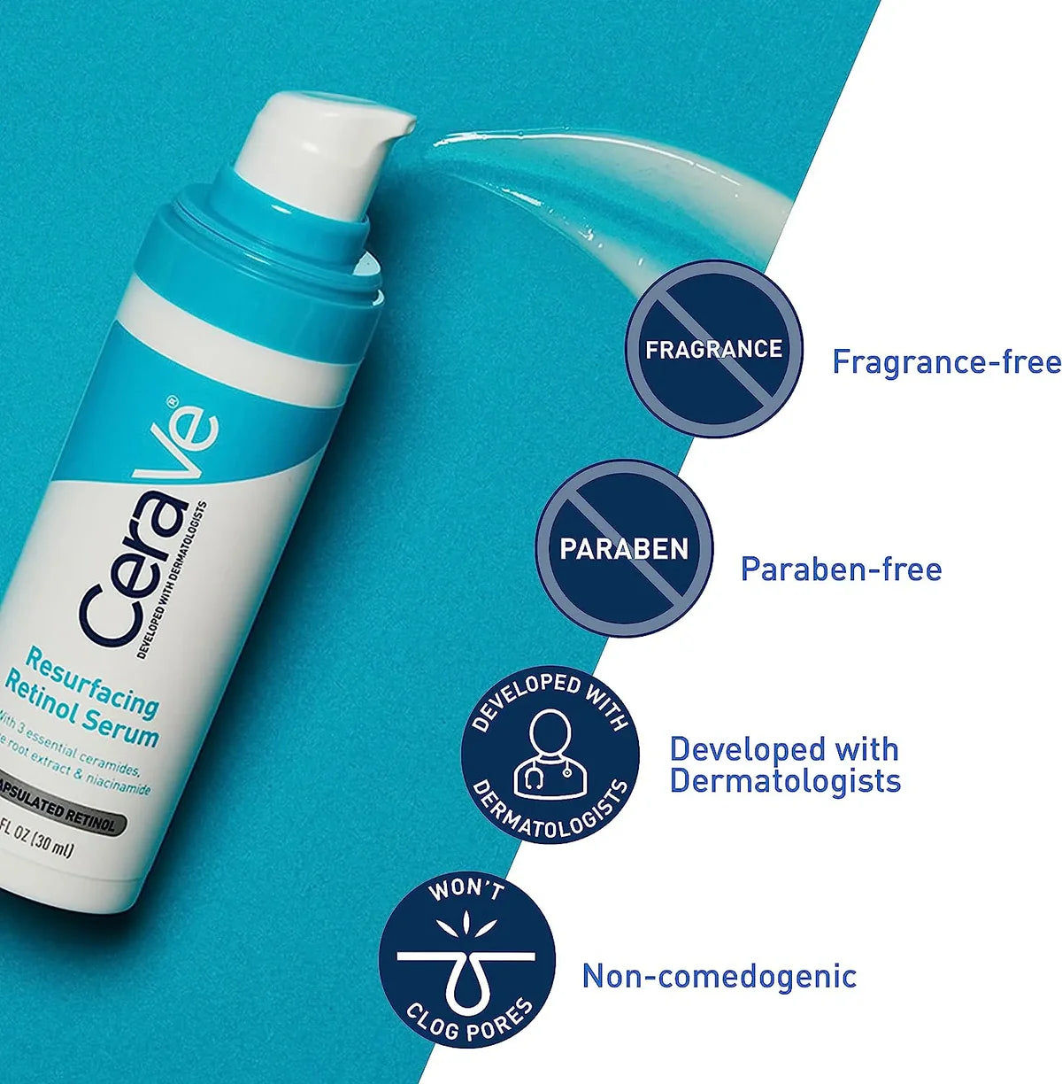 CeraVe Resurfacing Retinol Serum 30ml - Your Key to Glowing Skin