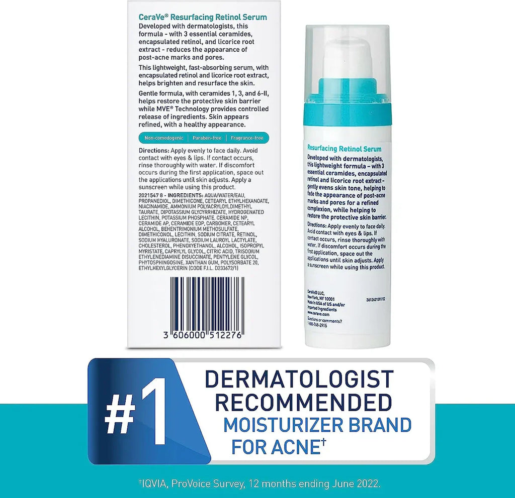 CeraVe Resurfacing Retinol Serum 30ml - Your Key to Glowing Skin