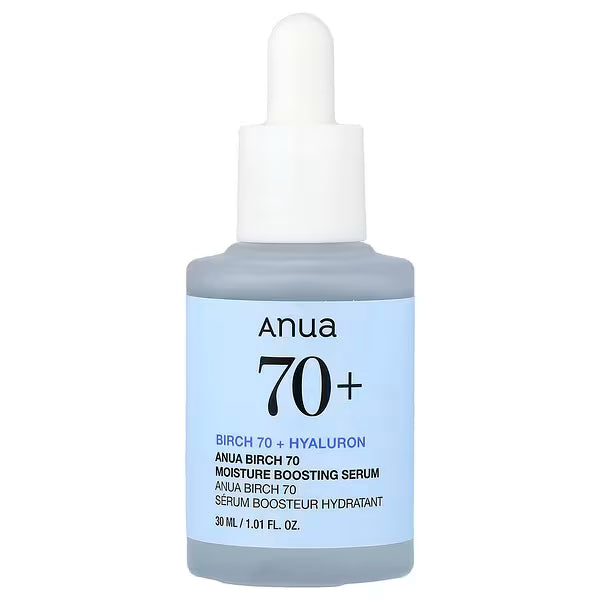 Anua Birch 70 Moisture Boosting Serum 30ml – Hydrating Korean Face Serum for Deep Moisture & Skin Barrier Care