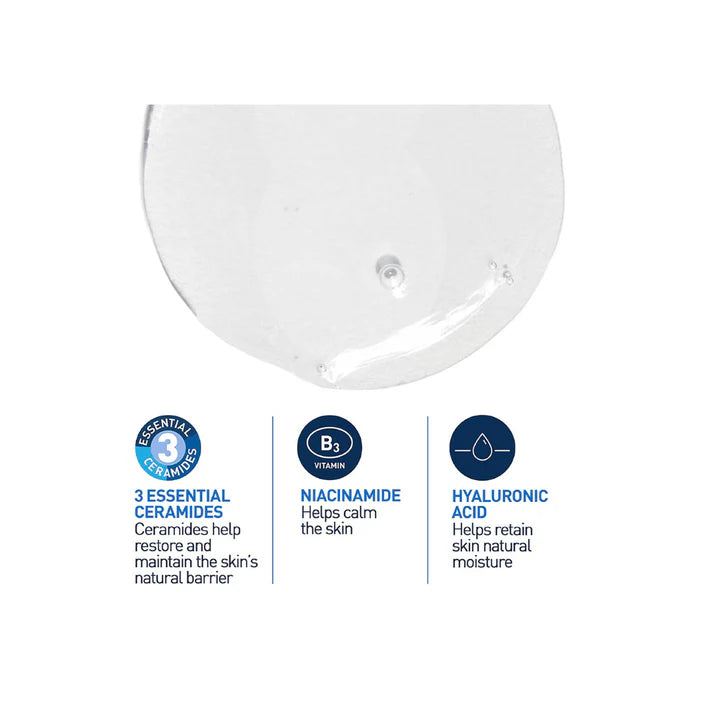 Cerave Foaming Cleanser for Normal to Oily Skin with Hyaluronic Acid 473ml