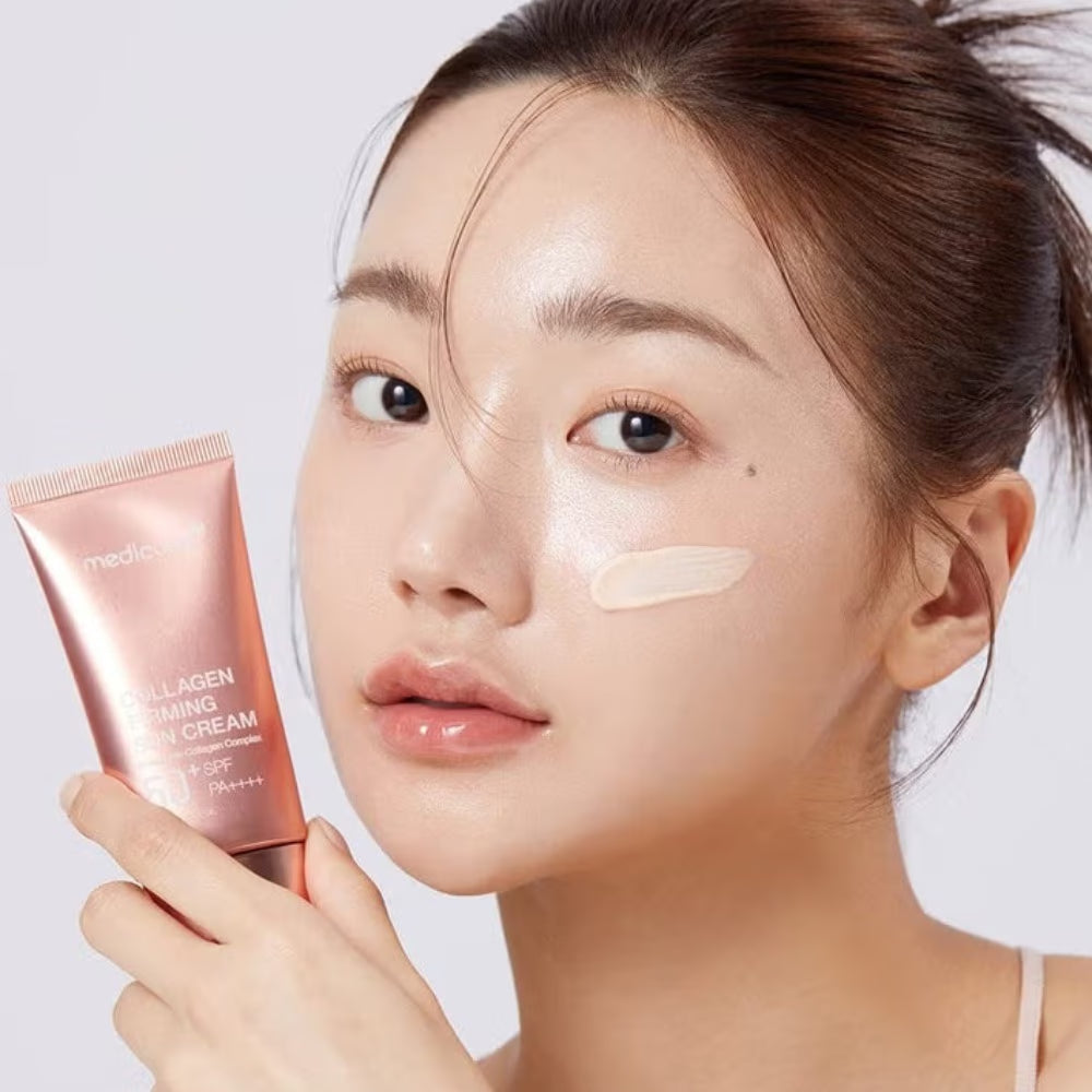 Medicube Collagen Firming Sun Cream SPF50+ 50ml – Anti-Aging Korean Sunscreen with Firming & Hydrating Protection