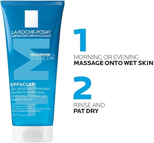 La Roche-Posay Effaclar 3-Step Anti-Breakout Kit Routine, for oily, blemish-prone skin