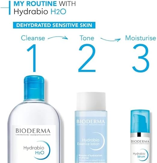 Bioderma HydraBio H2O Micelle Solution for Women - 500ml Cleanser