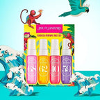 Sol de Janeiro Cheirosa Perfume Mist Set 4 x 30ml | Travel Size Mini Fragrance Collection | Long-Lasting Brazilian Body Mists | Gift Set for Women