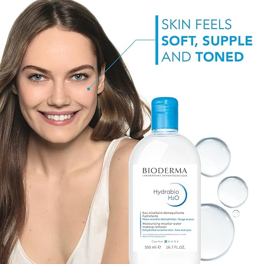 Bioderma HydraBio H2O Micelle Solution for Women - 500ml Cleanser