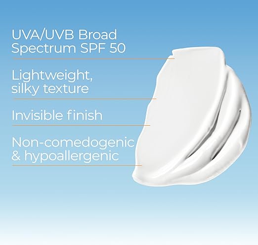 Eucerin Age Defense Face Sunscreen Lotion with Hyaluronic Acid, 75ml. oz Bottle, SPF 50