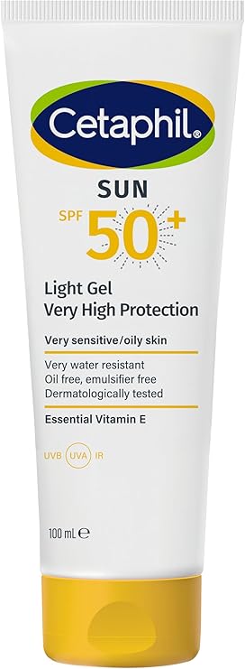 Sun Protection + Repair Bundle (Cetaphil SPF 50+ Gel Sunscreen + SKIN1004 Hyalu-Cica Sun Serum + Medicube Collagen Sun Cream SPF50+)