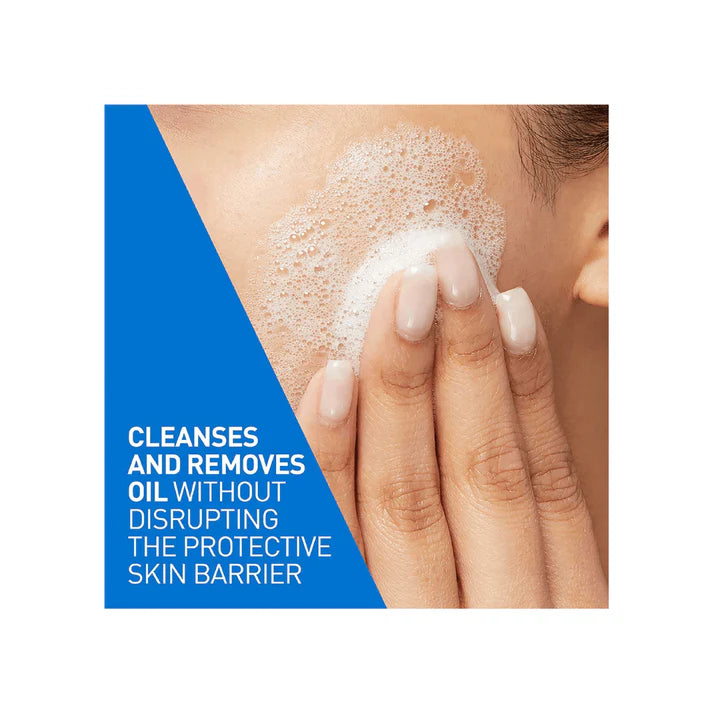 Cerave Foaming Cleanser for Normal to Oily Skin with Hyaluronic Acid 473ml