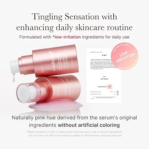 Medicube PDRN Pink Collagen Exosome Shot Serum 30ml (7,500 PPM) – Skin Booster for Pore Care, Texture & Radiant Glow