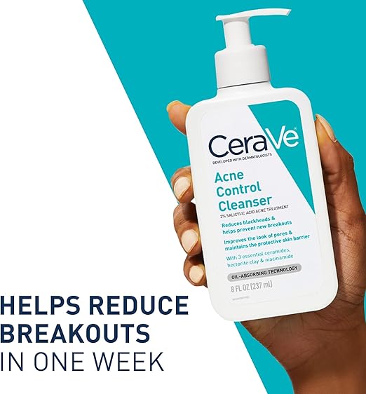 CeraVe Face Wash Acne Control Cleanser 237 ml