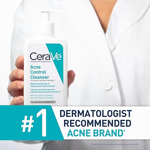 CeraVe Face Wash Acne Control Cleanser 237 ml