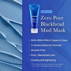Medicube Zero Pore Blackhead Mud Mask – 3 Min Quick Dry Pore Tightening & Oil Control Clay Mask with AHA BHA PHA (100 g)