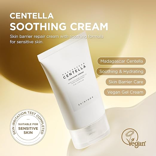 SKIN1004 Centella Repair Cream 75 ml – Soothing, Calming & Barrier Strengthening Moisturizer with Centella Asiatica & Ceramides