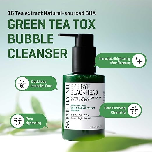Some By Mi Bye Bye Blackhead | 120G | Korean Face Wash For Removing Blackhead