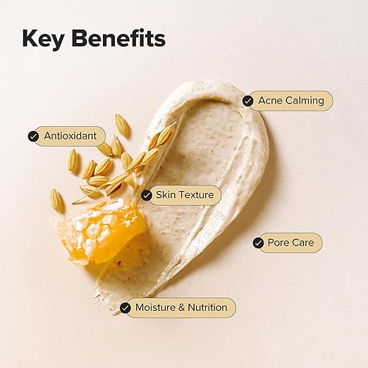 Beauty of Joseon Ground Rice & Honey Glow Mask 150ml – Hydrating Korean Face Mask for Pore Care, Sebum Control & Sensitive Skin