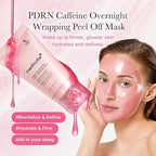 Medicube PDRN Caffeine Overnight Wrapping Peel-Off Mask – Firming, Depuffing & Hydrating Korean Face Mask for Glass Skin (75 ml)