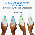 CeraVe Hydrating Cleanser | Face and Body Wash for Normal to Dry skin with Hyaluronic Acid and Ceramides 236 ML