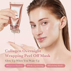 Medicube Collagen Overnight Wrapping Peel-Off Mask – Firming, Hydrating & Anti-Sagging Face Mask for Glowing Skin (75 ml)
