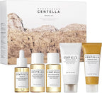SKIN1004 Madagascar Centella Travel Kit – 5pcs Korean Skincare Set (Toner, Ampoule, Cream, Cleansing Oil & Foam) – Soothing & Hydrating Trial Kit