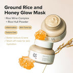 Beauty of Joseon Ground Rice & Honey Glow Mask 150ml – Hydrating Korean Face Mask for Pore Care, Sebum Control & Sensitive Skin