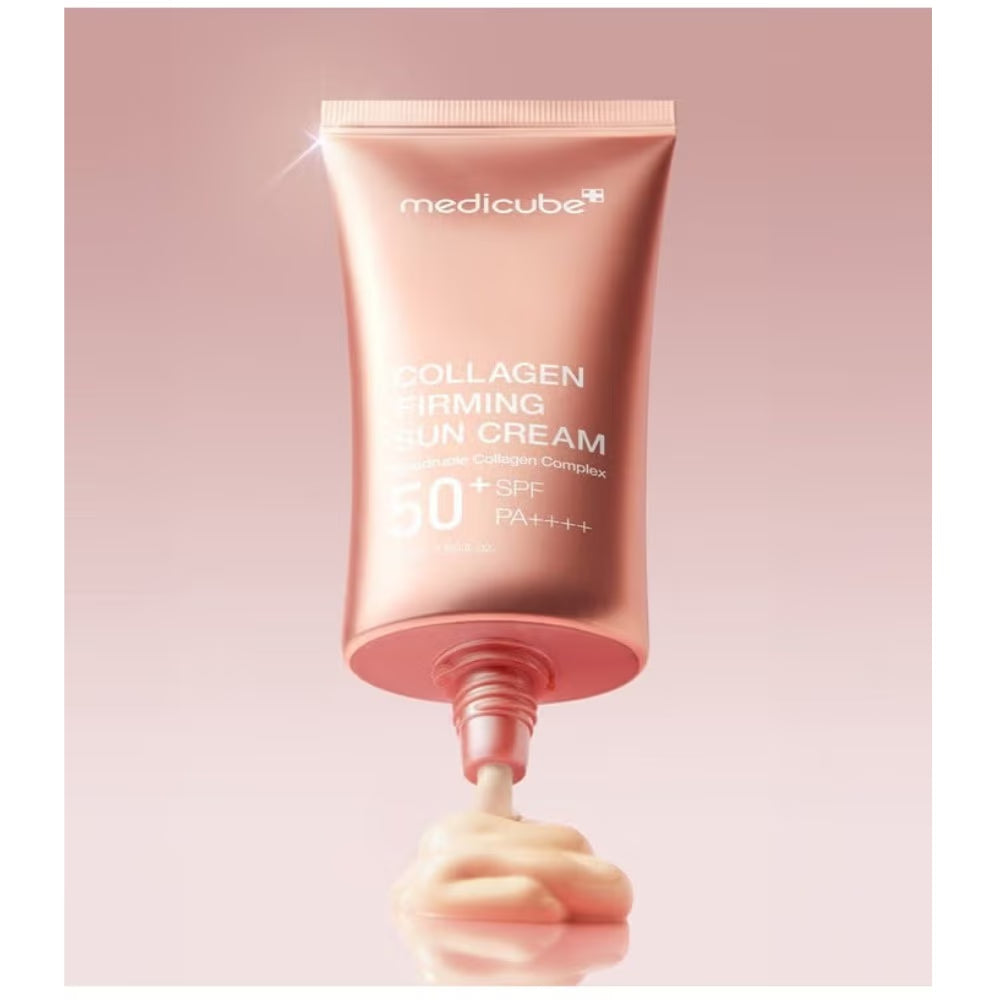 Medicube Collagen Firming Sun Cream SPF50+ 50ml – Anti-Aging Korean Sunscreen with Firming & Hydrating Protection