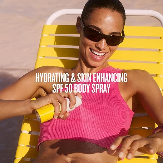 Sol de Janeiro Rio Radiance SPF 50 Body Spray 100ml (3.4 fl oz) – Broad Spectrum Sunscreen with Niacinamide & Antioxidants | Sheer, Hydrating UV Protection