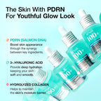 Anua 100+ PDRN Hyaluronic Acid Serum 30ml – Hydrating & Repairing Korean Face Serum for Plump, Radiant Skin