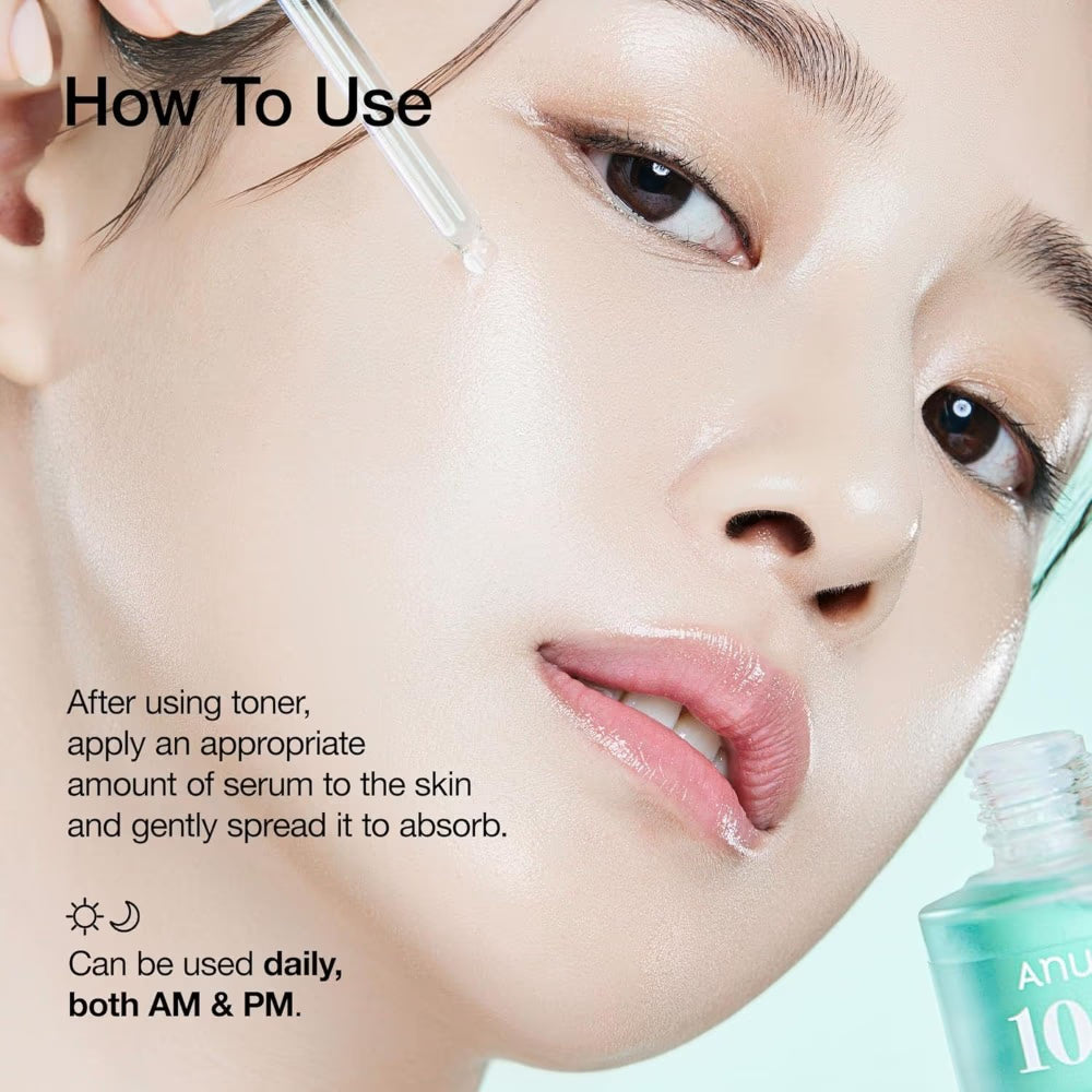 Anua 100+ PDRN Hyaluronic Acid Serum 30ml – Hydrating & Repairing Korean Face Serum for Plump, Radiant Skin