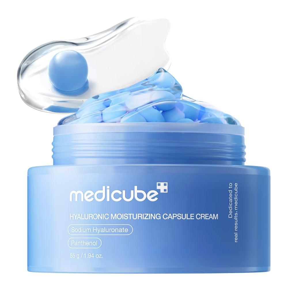 Deep Hydration + Plump Bundle (Medicube Hyaluronic Capsule Cream + Anua PDRN Hyaluronic Acid Serum + SKIN1004 Hyalu-Cica Water Fit Sun Serum)