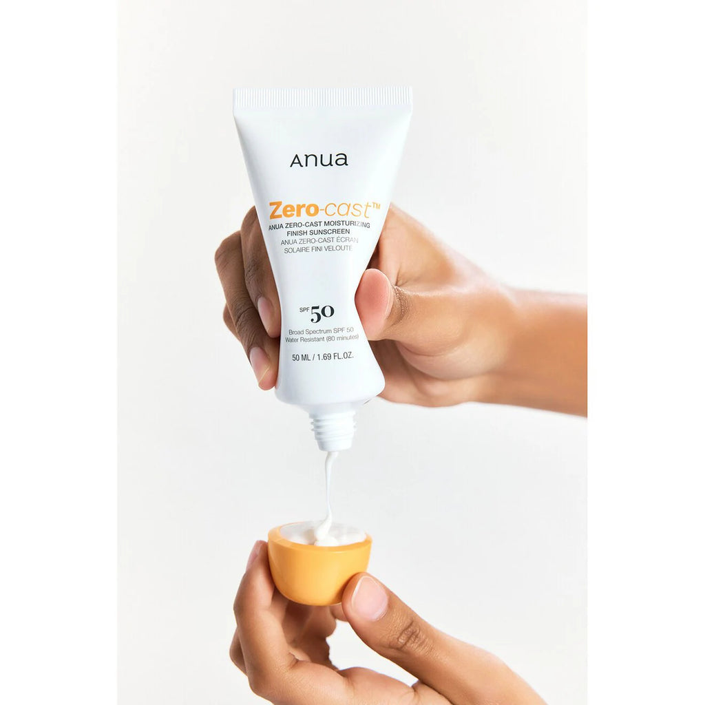 Zero-Cast Moisturizing Finish Sunscreen SPF 50+ PA++++ – Lightweight Hydrating Korean Sunscreen for No White Cast & Daily UV Protection