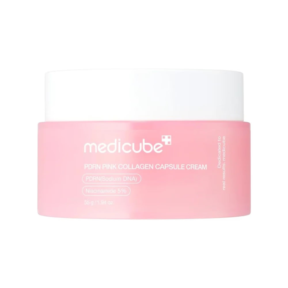 Medicube PDRN Pink Collagen Capsule Cream 55GM – Brightening Firming Face Cream for Glowing Youthful Skin | 55GM