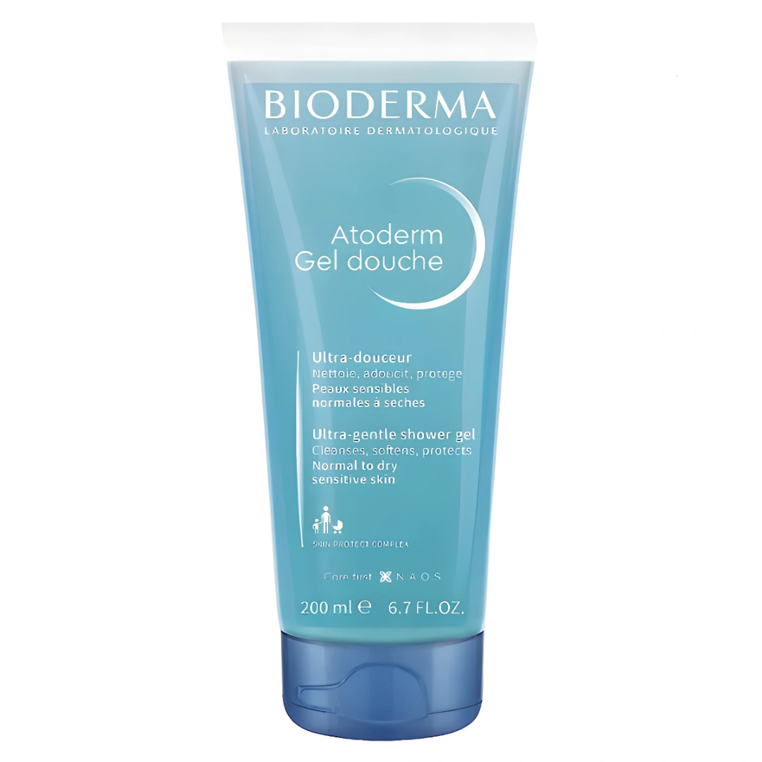 Bioderma Atoderm Shower Gel, Ultra-Gentle & Soap-Free, 200 ml