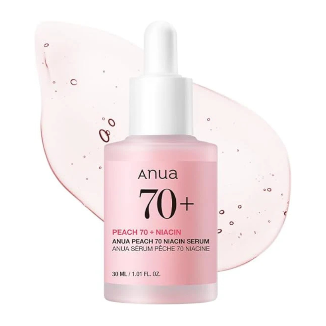 Anua PDRN Hyaluronic Acid Capsule 100 Serum 30ml (Peach) – Hydrating & Plumping Korean Face Serum for Radiant Glass Skin
