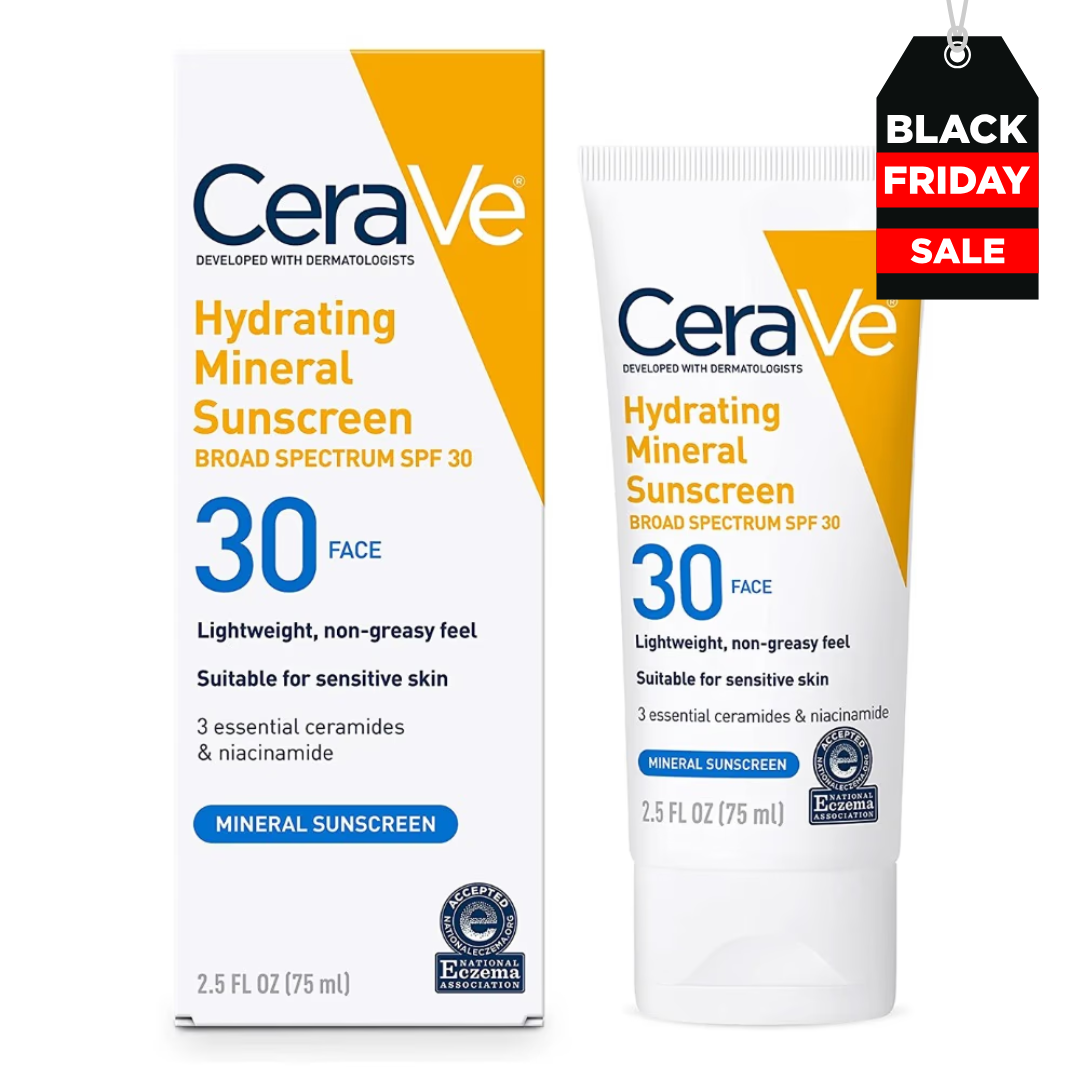 CeraVe Hydrating Mineral Sunscreen SPF 30 75ml