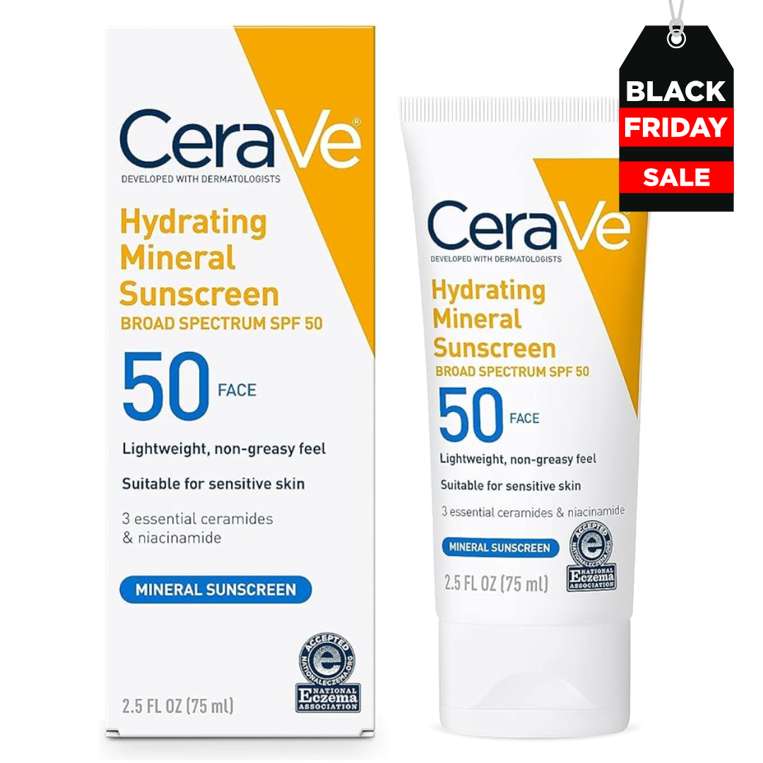 CeraVe Hydrating Mineral Sunscreen SPF 50 75ml