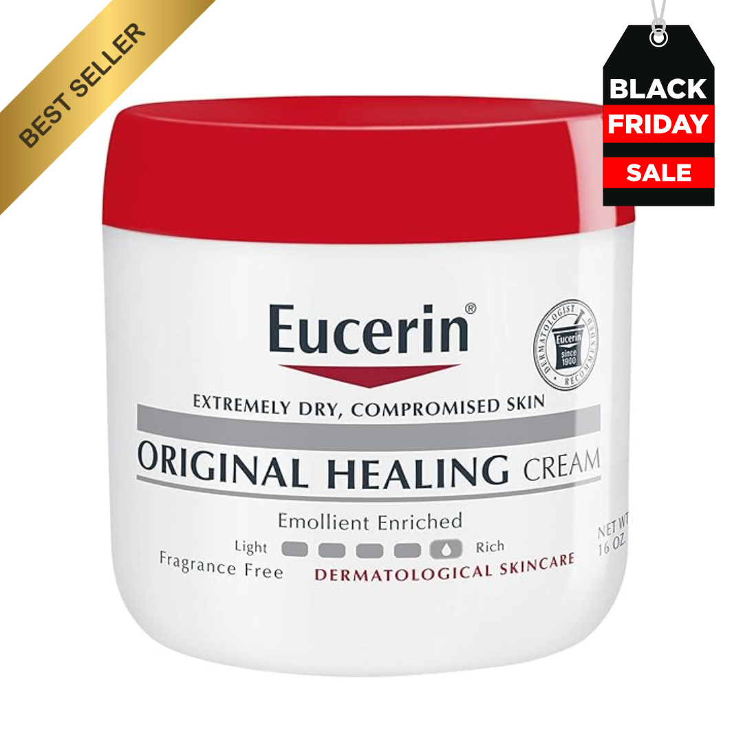 Eucerin Original Healing Cream, Fragrance Free Body Cream for Dry Skin, 454g