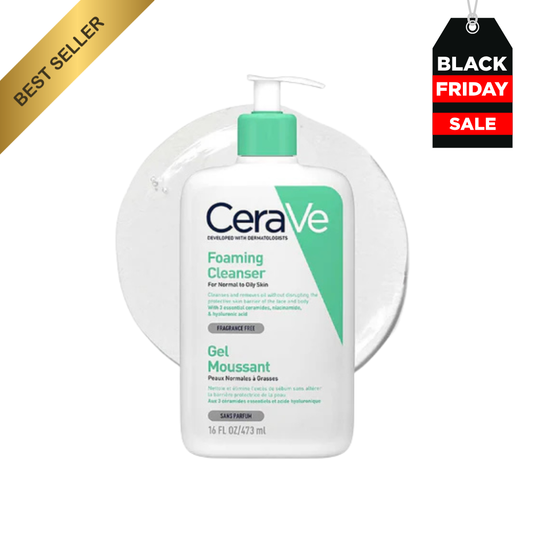 Cerave Foaming Cleanser for Normal to Oily Skin with Hyaluronic Acid 473ml
