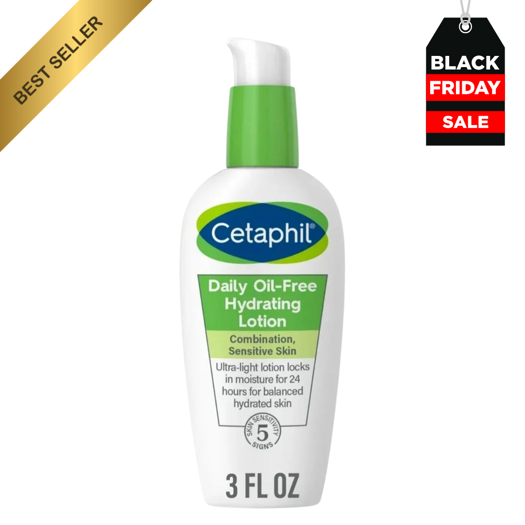 Cetaphil Daily Hydrating Face Moisturiser, 88ml, For Sensitive Skin, With Hyaluronic Acid