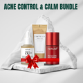 Acne Control & Calm Bundle (Anua Heartleaf 80% Soothing Ampoule + Medicube Red Succinic Acid Serum + SKIN1004 Centella Ampoule Foam)