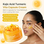 Medicube Kojic Acid Turmeric Vita Cap Cream 53g – Brightening Korean Face Cream for Dark Spots, Uneven Tone & Radiant Skin