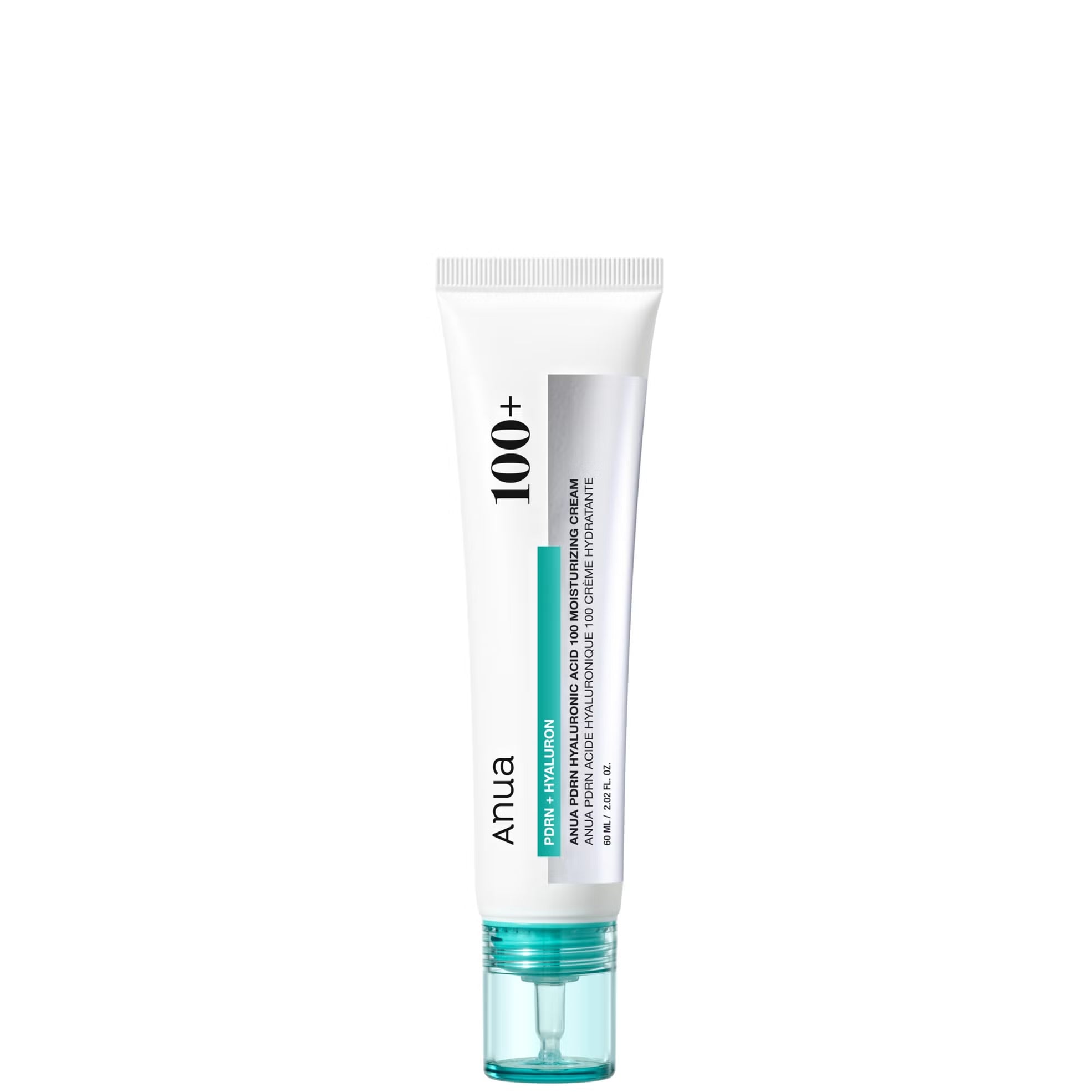 Anua PDRN Hyaluronic Acid 100 Moisturizing Cream 30ml – Lightweight Hydrating Korean Face Cream with Salmon PDRN & Collagen for Glass Skin