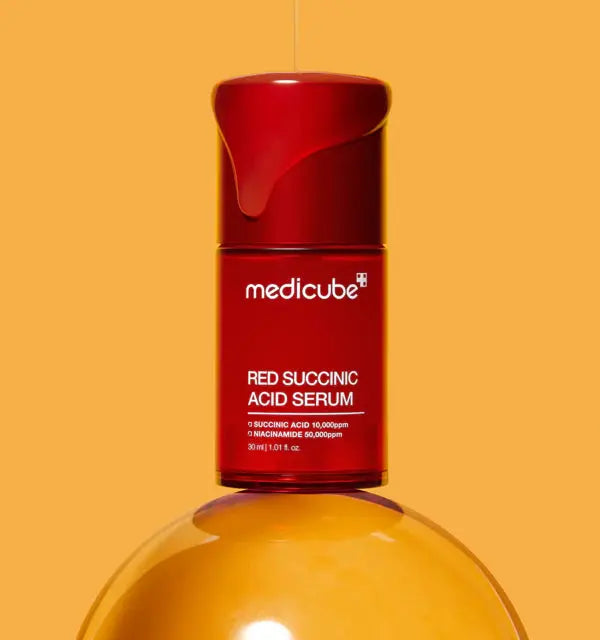 Medicube Red Succinic Acid Serum 30ml – Pore Care & Acne Control Korean Face Serum for Clear, Smooth Skin